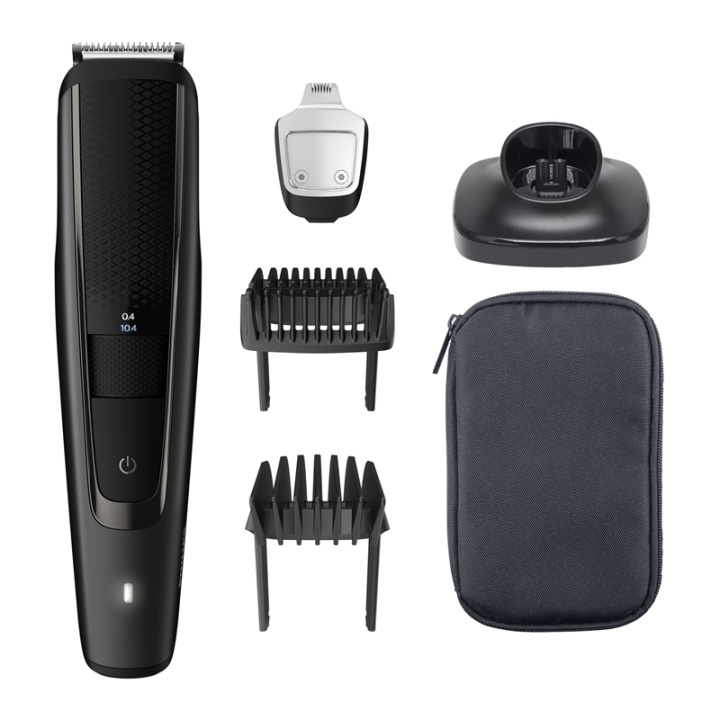 Philips BEARDTRIMMER Series 5000 Precisionsinställningar om 0,2 mm, skäggtrimmer i gruppen SKØNHED & HELSE / Hår og styling / Barbering og trimning / Barbermaskiner og tilbehør hos TP E-commerce Nordic AB (A15426)