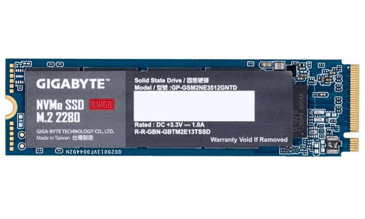 Gigabyte GP-GSM2NE3512GNTD SSD-hårddisk M.2 512 GB PCI Express 3.0 NVMe i gruppen COMPUTERTILBEHØR / Computerkomponenter / Harddiske / SSD hos TP E-commerce Nordic AB (A15528)