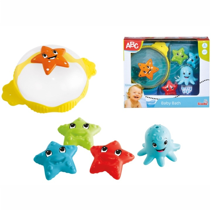 ABC Bath Fun Set i gruppen LEGETØJ, BØRN & BABY / Udeleg & Sport / Vandleg, bad og strand hos TP E-commerce Nordic AB (A17499)