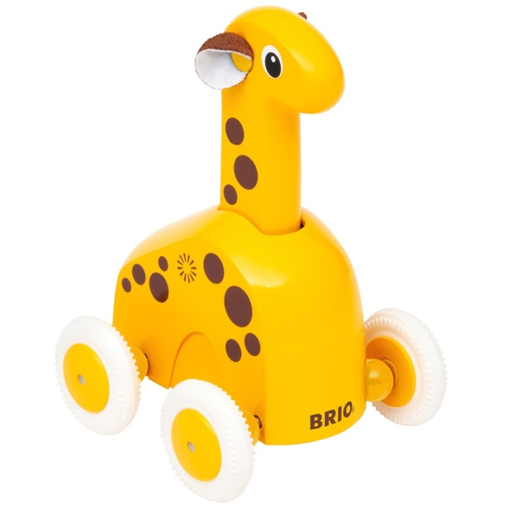 Brio 30229 Push & Go Giraff i gruppen LEGETØJ, BØRN & BABY / Babyleg (0-3 år) / Aktivitetslegetøj hos TP E-commerce Nordic AB (A17600)