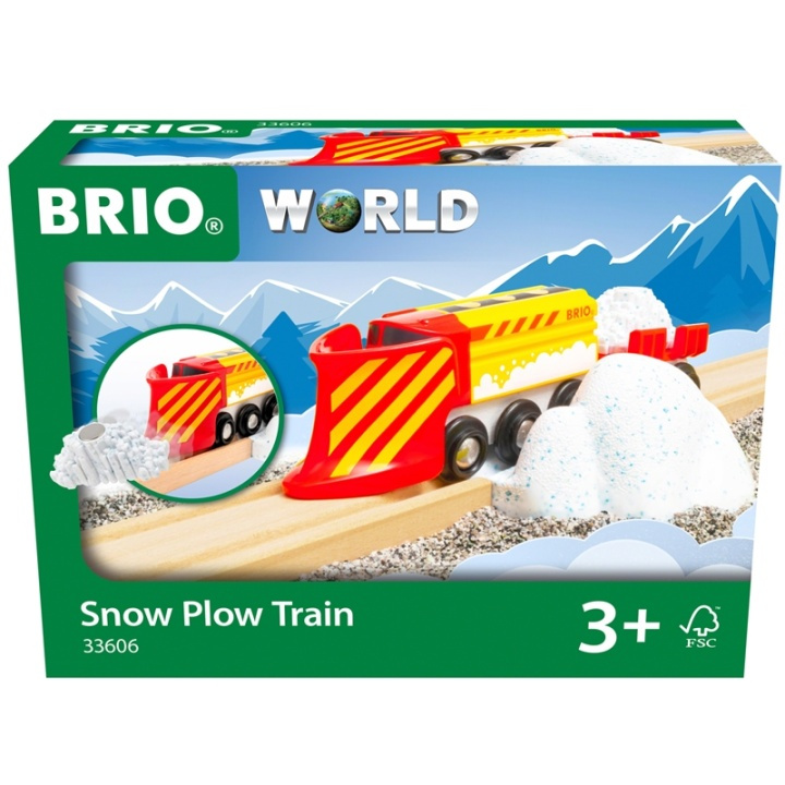 Brio 33606 Snow Plow Train i gruppen LEGETØJ, BØRN & BABY / Legetøj / Bygge legesager / Brio togbaner hos TP E-commerce Nordic AB (A17607)