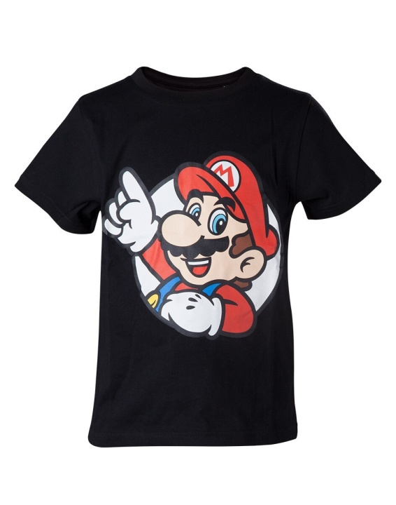 Super Mario - T-Shirt barn, 98/104 i gruppen HJEMMEELEKTRONIK / Spilkonsoller og tilbehør / Øvrige spil hos TP E-commerce Nordic AB (A19842)