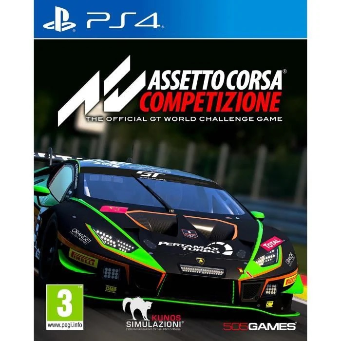 Assetto Corsa Competizione (PS4) i gruppen HJEMMEELEKTRONIK / Spilkonsoller og tilbehør / Sony PlayStation 4 hos TP E-commerce Nordic AB (A22382)