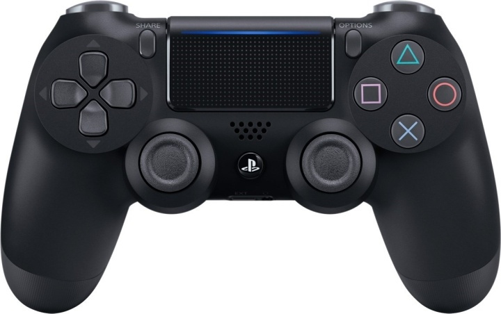 Renoveret Sony DualShock 4 V2 håndkontrol til PS4, original, sort (bulk) i gruppen HJEMMEELEKTRONIK / Spilkonsoller og tilbehør / Sony PlayStation 4 hos TP E-commerce Nordic AB (A22472)