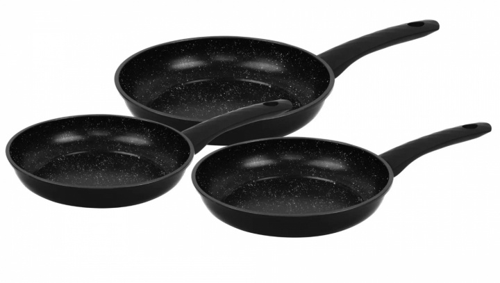 Herzberg 3 Pieces Marble Coated Forged Frying Pan Set i gruppen HJEM, HUS & HAVE / Køkkenredskaber / Stegepander hos TP E-commerce Nordic AB (A22606)