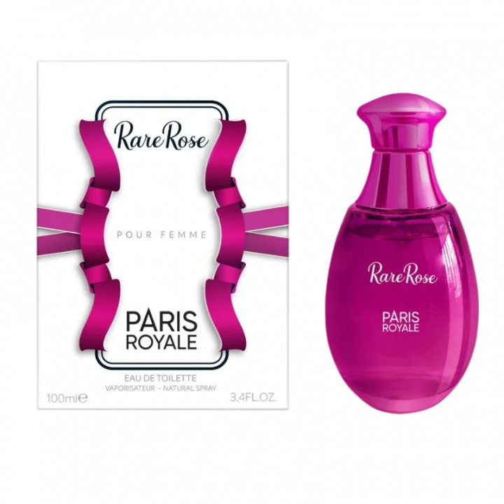 Paris Royale PR009: Rare Rose for Woman 100ml EDT i gruppen SKØNHED & HELSE / Duft & Parfume / Parfume / Parfume til hende hos TP E-commerce Nordic AB (A22615)