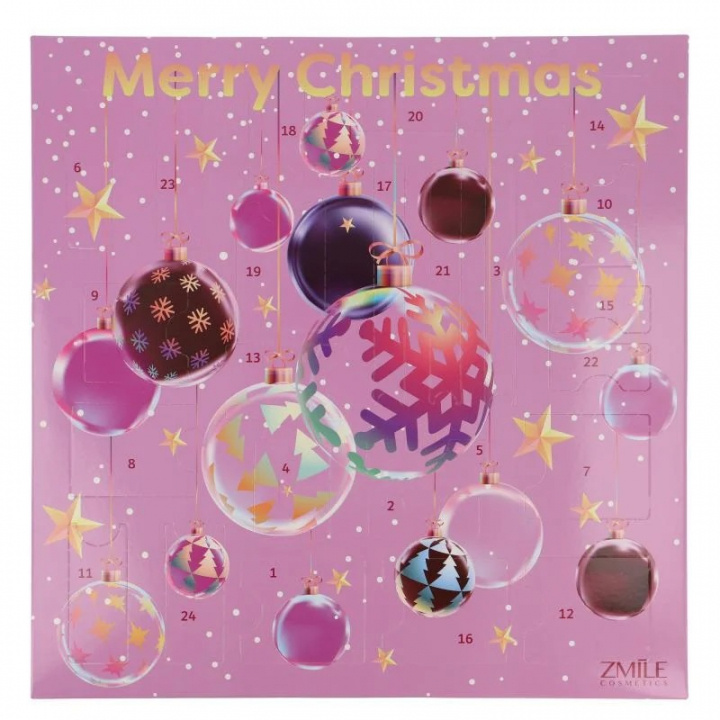 Zmile Cosmetics Advent Calendar 24 Windows Square ‘3D Christmas balls’ i gruppen LEGETØJ, BØRN & BABY / Legetøj / Advent kalendere hos TP E-commerce Nordic AB (A22674)