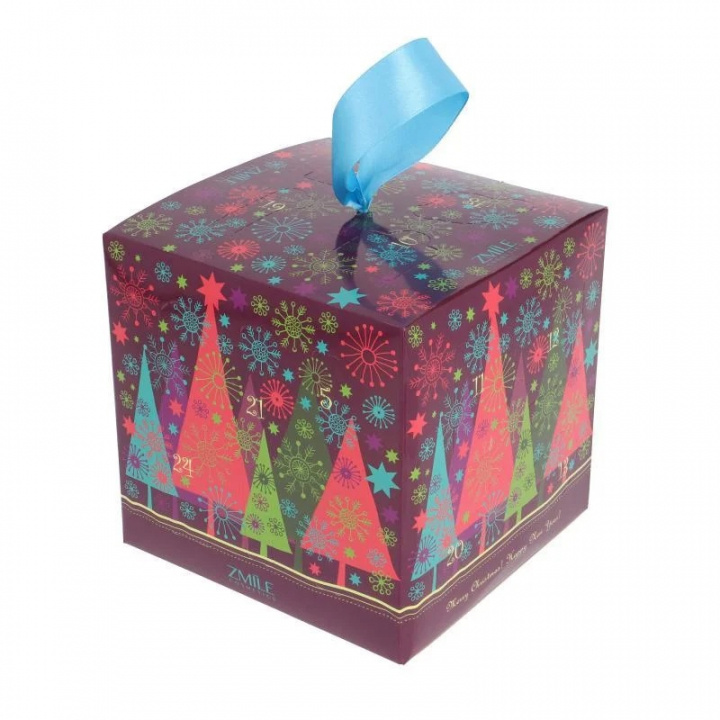 Zmile Cosmetics Advent Calendar Cube ‘Christmas Trees’ i gruppen LEGETØJ, BØRN & BABY / Legetøj / Advent kalendere hos TP E-commerce Nordic AB (A22676)