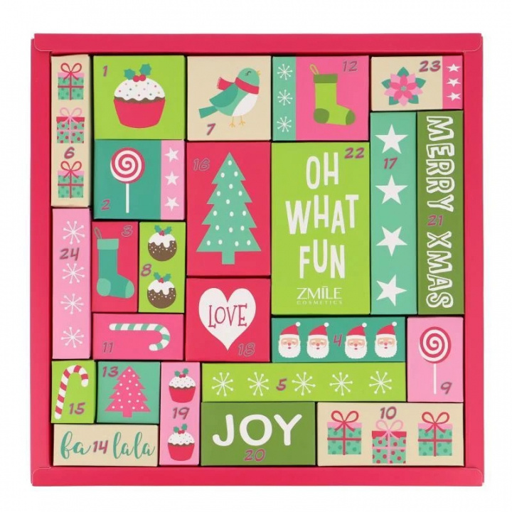 Zmile Cosmetics Advent Calendar Puzzle ‘Oh What Fun’ i gruppen LEGETØJ, BØRN & BABY / Legetøj / Advent kalendere hos TP E-commerce Nordic AB (A22677)