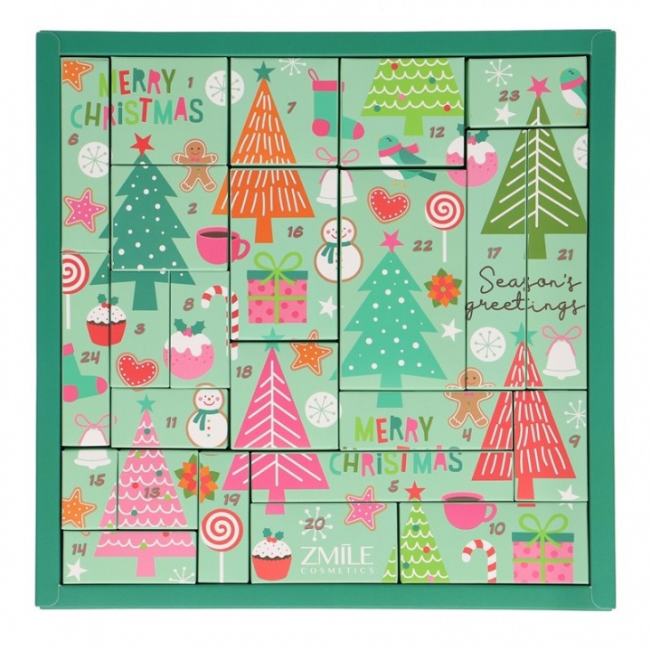 Zmile Cosmetics Beauty Advent Calendar Puzzle ‘Pinetrees’ i gruppen LEGETØJ, BØRN & BABY / Legetøj / Advent kalendere hos TP E-commerce Nordic AB (A22678)