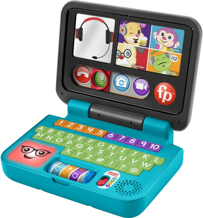 Fisher-Price Let\'S Connect Laptop, SV i gruppen LEGETØJ, BØRN & BABY / Babyleg (0-3 år) / Aktivitetslegetøj hos TP E-commerce Nordic AB (A22683)