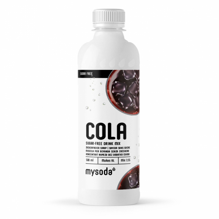 Mysoda Cola Sugar Free 500 ml - Ger 8L dryck i gruppen HJEM, HUS & HAVE / Husholdningsapparater / Vand & Juice / Kulsyremaskiner / Smag hos TP E-commerce Nordic AB (A22686)