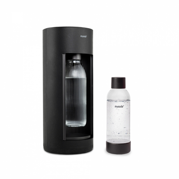 Mysoda Glassy sparkling water maker, Black i gruppen HJEM, HUS & HAVE / Husholdningsapparater / Vand & Juice / Kulsyremaskiner / Kulsyremaskiner hos TP E-commerce Nordic AB (A22775)