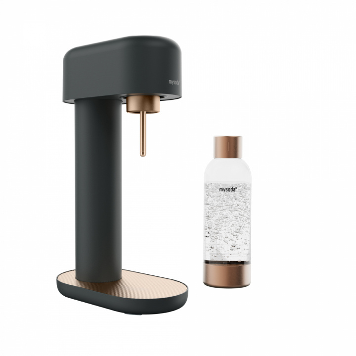 Mysoda Ruby 2 Sparkling Water maker, Black/Copper i gruppen HJEM, HUS & HAVE / Husholdningsapparater / Vand & Juice / Kulsyremaskiner / Kulsyremaskiner hos TP E-commerce Nordic AB (A22779)