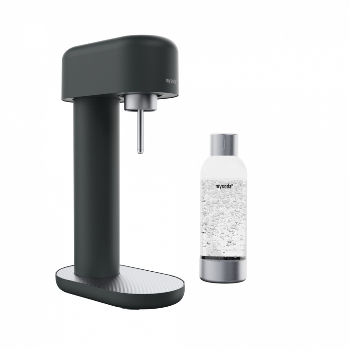 Mysoda Ruby 2 Sparkling Water maker, Black/Silver i gruppen HJEM, HUS & HAVE / Husholdningsapparater / Vand & Juice / Kulsyremaskiner / Kulsyremaskiner hos TP E-commerce Nordic AB (A22780)