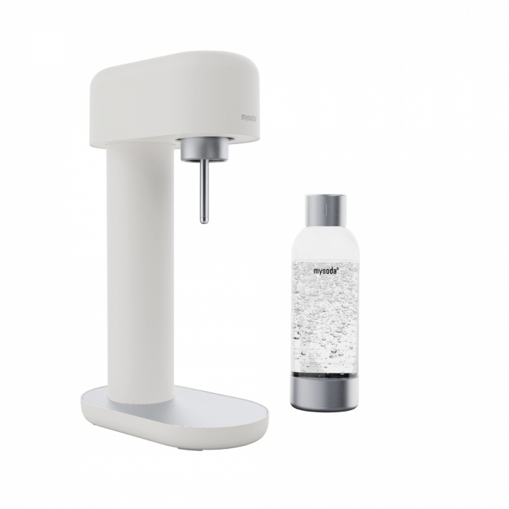 Mysoda Ruby 2 Sparkling Water maker, White/Silver i gruppen HJEM, HUS & HAVE / Husholdningsapparater / Vand & Juice / Kulsyremaskiner / Kulsyremaskiner hos TP E-commerce Nordic AB (A22782)