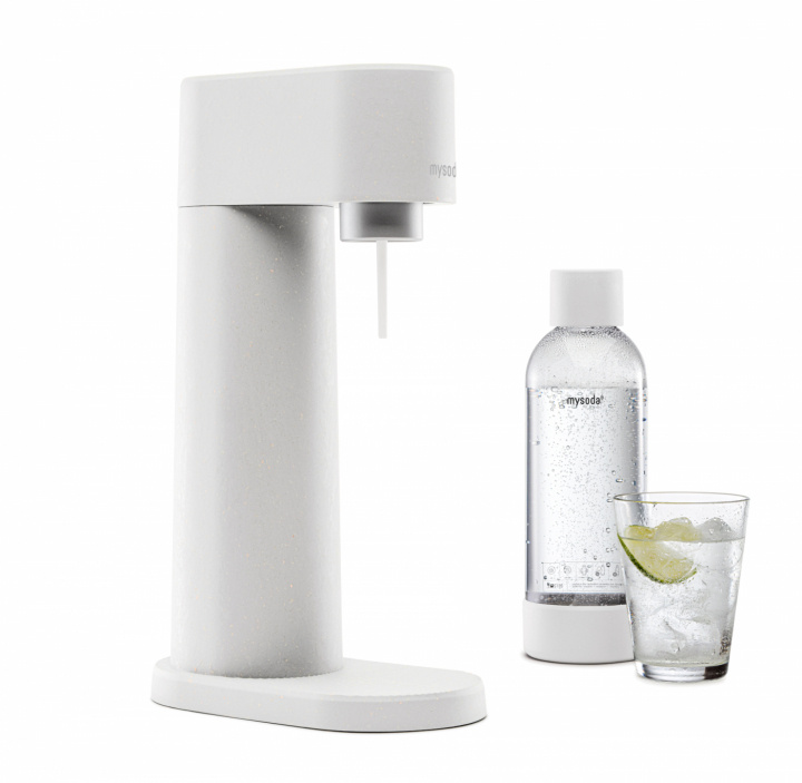 Mysoda Woody Sparkling Water maker, White i gruppen HJEM, HUS & HAVE / Husholdningsapparater / Vand & Juice / Kulsyremaskiner / Kulsyremaskiner hos TP E-commerce Nordic AB (A22788)