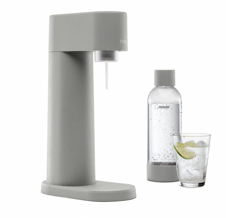 Mysoda Woody Sparkling Water maker, Grey i gruppen HJEM, HUS & HAVE / Husholdningsapparater / Vand & Juice / Kulsyremaskiner / Kulsyremaskiner hos TP E-commerce Nordic AB (A22789)