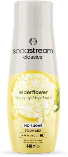 SodaStream Elderflower No Sugar 440ml i gruppen HJEM, HUS & HAVE / Husholdningsapparater / Vand & Juice / Kulsyremaskiner / Smag hos TP E-commerce Nordic AB (A22814)