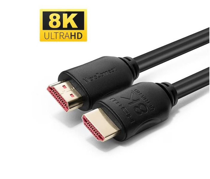 MicroConnect 8K HDMI-kabel | 3 m | Sort i gruppen HJEMMEELEKTRONIK / Kabler og adaptere / HDMI / Kabler hos TP E-commerce Nordic AB (A22841)