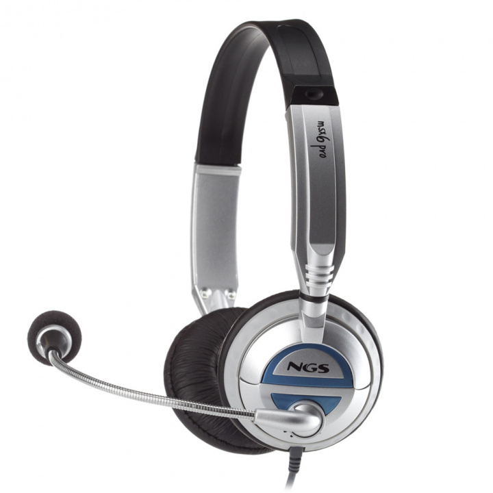 NGS Headset MSX6PRO 2 x 3,5 mm, volumenkontrol, hvid i gruppen COMPUTERTILBEHØR / Computer Tilbehør / Headset hos TP E-commerce Nordic AB (A22862)