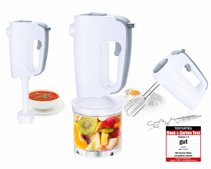 Emerio Hand Mixer Set HMS-113257.11 i gruppen HJEM, HUS & HAVE / Husholdningsapparater / Foodprocessor og køkkenassistenter / Mixer & Blender hos TP E-commerce Nordic AB (A23157)