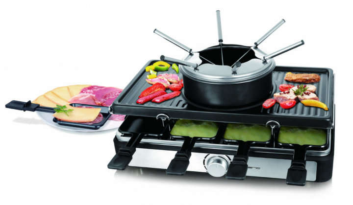 Emerio Raclettegrill RG-124930 i gruppen HJEM, HUS & HAVE / Husholdningsapparater / Brødristere & Sandwich Makers / Bordgrill & Raclette hos TP E-commerce Nordic AB (A23173)