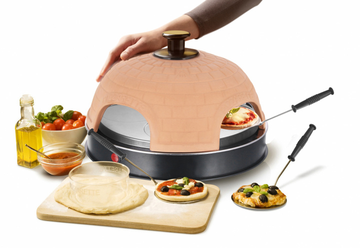 Emerio Pizza Oven PO-115985 i gruppen HJEM, HUS & HAVE / Husholdningsapparater / Brødristere & Sandwich Makers / Bordgrill & Raclette hos TP E-commerce Nordic AB (A23178)