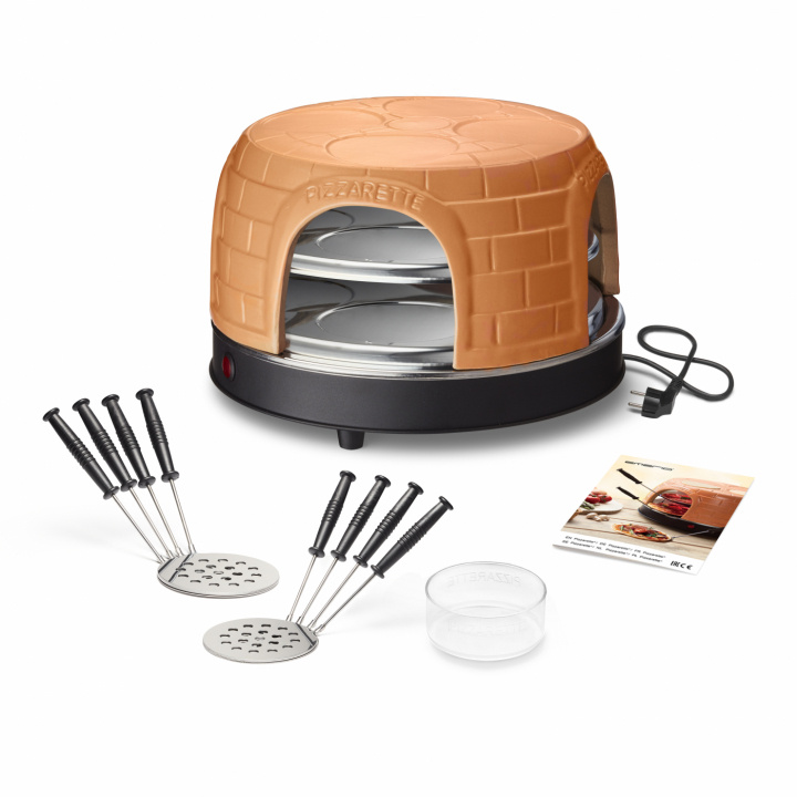 Emerio Pizza Oven PO-116124.1 i gruppen HJEM, HUS & HAVE / Husholdningsapparater / Brødristere & Sandwich Makers / Bordgrill & Raclette hos TP E-commerce Nordic AB (A23180)