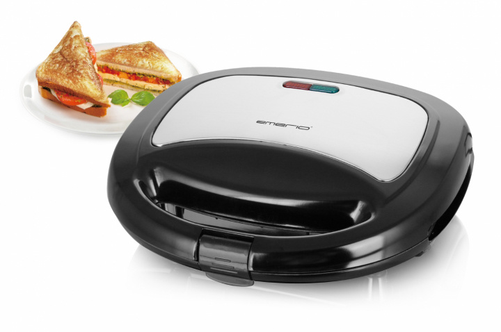 Emerio Sandwichmaker ST-120889 i gruppen HJEM, HUS & HAVE / Husholdningsapparater / Brødristere & Sandwich Makers / Bordgrill & Raclette hos TP E-commerce Nordic AB (A23181)