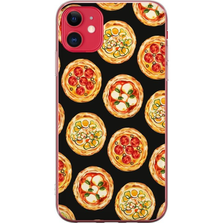 Mobilcover til Apple iPhone 11 med Pizza motiv i gruppen SMARTPHONES & TABLETS / Mobil Beskyttelse / Apple / iPhone 11 hos TP E-commerce Nordic AB (A50040)