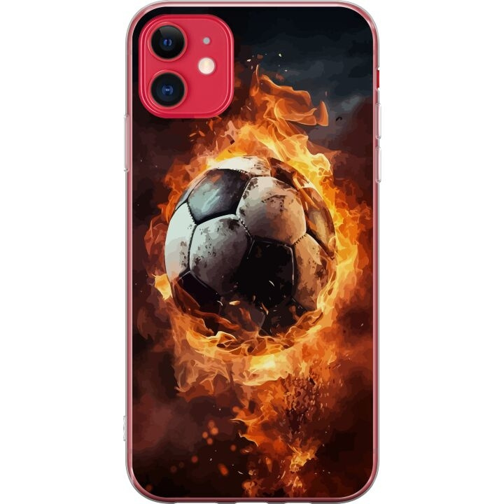 Mobilcover til Apple iPhone 11 med Fodbold motiv i gruppen SMARTPHONES & TABLETS / Mobil Beskyttelse / Apple / iPhone 11 hos TP E-commerce Nordic AB (A50048)