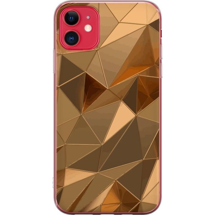 Mobilcover til Apple iPhone 11 med 3D Guld motiv i gruppen SMARTPHONES & TABLETS / Mobil Beskyttelse / Apple / iPhone 11 hos TP E-commerce Nordic AB (A50051)