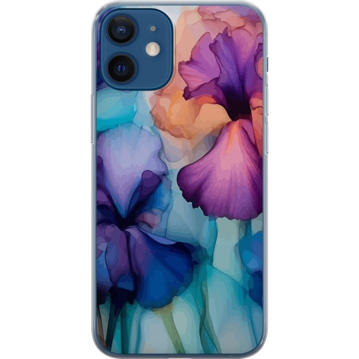 Mobilcover til Apple iPhone 12 med Magiske blomster motiv i gruppen SMARTPHONES & TABLETS / Mobil Beskyttelse / Apple / iPhone 12 hos TP E-commerce Nordic AB (A50192)