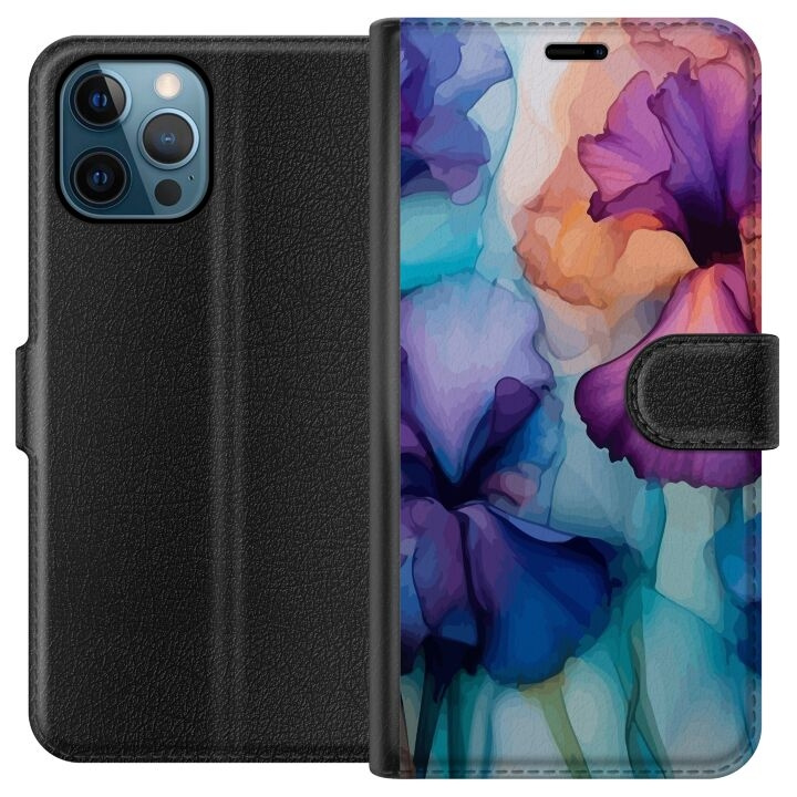 Tegnebogsetui til Apple iPhone 12 Pro med Magiske blomster motiv i gruppen SMARTPHONES & TABLETS / Mobil Beskyttelse / Apple / iPhone 12 hos TP E-commerce Nordic AB (A50273)