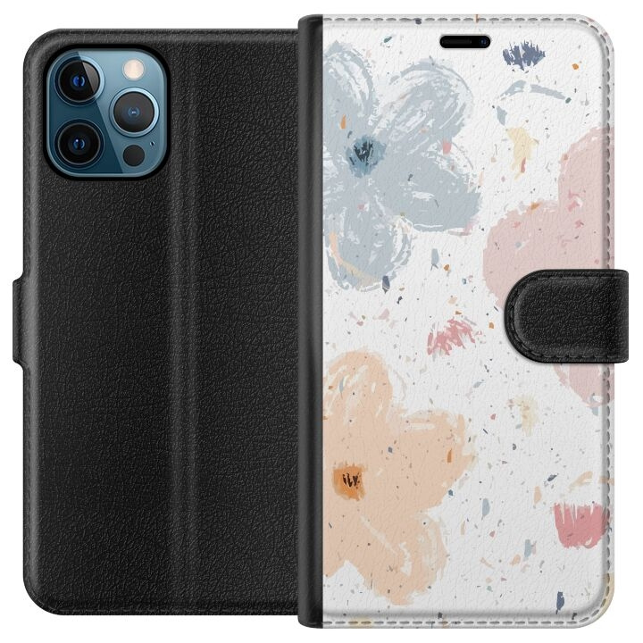 Tegnebogsetui til Apple iPhone 12 Pro Max med Blomster motiv i gruppen SMARTPHONES & TABLETS / Mobil Beskyttelse / Apple / iPhone 12 Pro hos TP E-commerce Nordic AB (A50336)