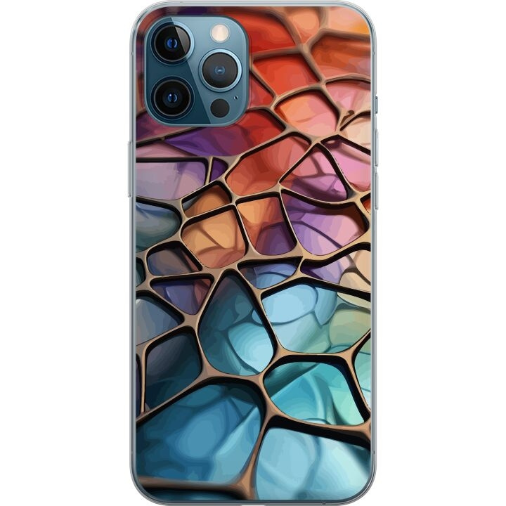 Mobilcover til Apple iPhone 12 Pro Max med Metallict mønster motiv i gruppen SMARTPHONES & TABLETS / Mobil Beskyttelse / Apple / iPhone 12 Pro hos TP E-commerce Nordic AB (A50361)