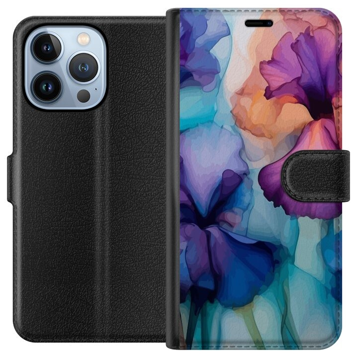 Tegnebogsetui til Apple iPhone 13 Pro med Magiske blomster motiv i gruppen SMARTPHONES & TABLETS / Mobil Beskyttelse / Apple / iPhone 13 Pro hos TP E-commerce Nordic AB (A50489)