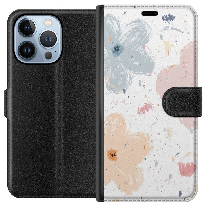 Tegnebogsetui til Apple iPhone 13 Pro med Blomster motiv i gruppen SMARTPHONES & TABLETS / Mobil Beskyttelse / Apple / iPhone 13 Pro hos TP E-commerce Nordic AB (A50498)