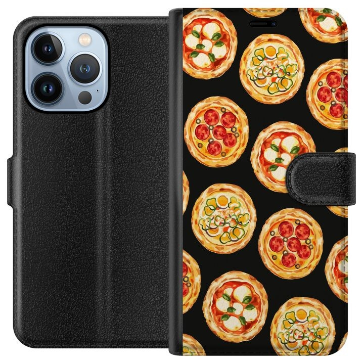 Tegnebogsetui til Apple iPhone 13 Pro med Pizza motiv i gruppen SMARTPHONES & TABLETS / Mobil Beskyttelse / Apple / iPhone 13 Pro hos TP E-commerce Nordic AB (A50499)