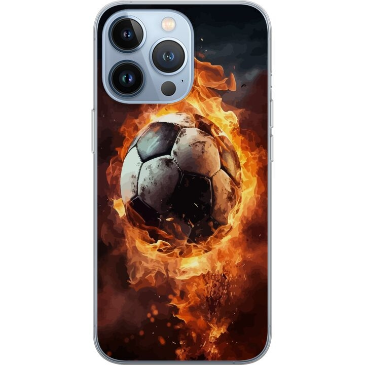 Mobilcover til Apple iPhone 13 Pro med Fodbold motiv i gruppen SMARTPHONES & TABLETS / Mobil Beskyttelse / Apple / iPhone 13 Pro hos TP E-commerce Nordic AB (A50534)