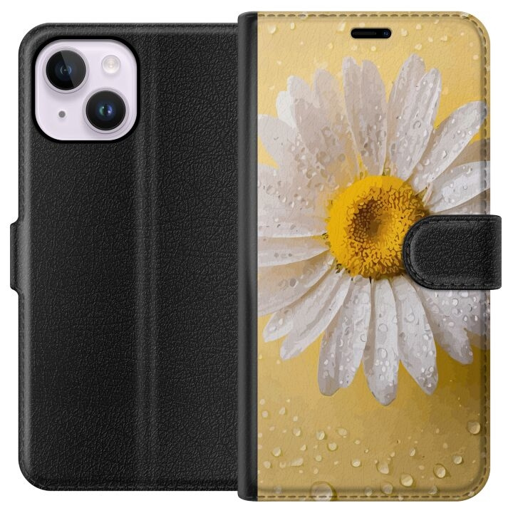 Tegnebogsetui til Apple iPhone 15 Plus med Porcelænsblomst motiv i gruppen SMARTPHONES & TABLETS / Mobil Beskyttelse / Apple / iPhone 15 hos TP E-commerce Nordic AB (A50918)