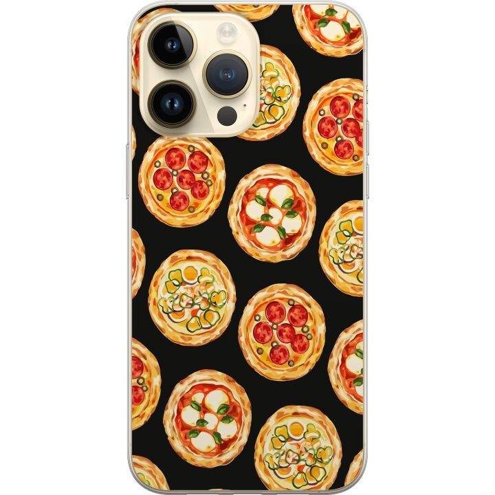 Mobilcover til Apple iPhone 15 Pro Max med Pizza motiv i gruppen SMARTPHONES & TABLETS / Mobil Beskyttelse / Apple / iPhone 15 hos TP E-commerce Nordic AB (A51012)