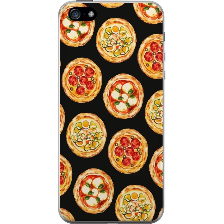 Mobilcover til Apple iPhone 5 med Pizza motiv i gruppen SMARTPHONES & TABLETS / Mobil Beskyttelse / Apple / iPhone 5/5S/SE hos TP E-commerce Nordic AB (A51120)