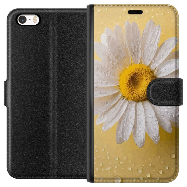 Tegnebogsetui til Apple iPhone 5s med Porcelænsblomst motiv i gruppen SMARTPHONES & TABLETS / Mobil Beskyttelse / Apple / iPhone 5/5S/SE hos TP E-commerce Nordic AB (A51161)