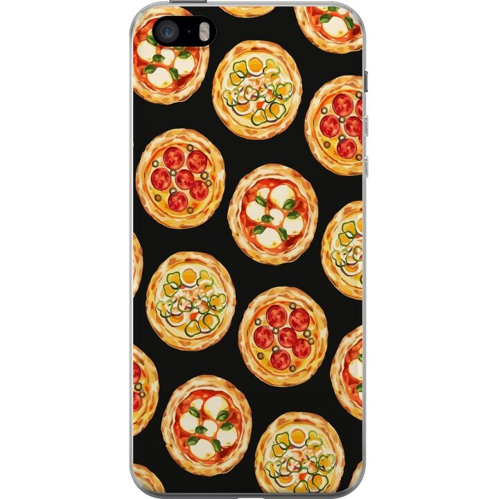 Mobilcover til Apple iPhone 5s med Pizza motiv i gruppen SMARTPHONES & TABLETS / Mobil Beskyttelse / Apple / iPhone 5/5S/SE hos TP E-commerce Nordic AB (A51201)