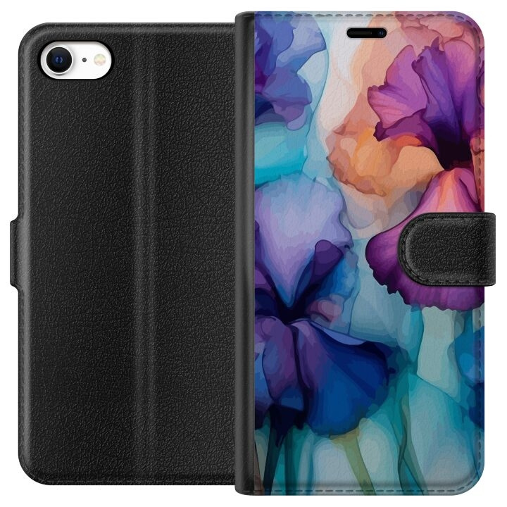 Tegnebogsetui til Apple iPhone 6 med Magiske blomster motiv i gruppen SMARTPHONES & TABLETS / Mobil Beskyttelse / Apple / iPhone 6/6S hos TP E-commerce Nordic AB (A51218)