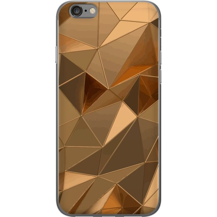 Mobilcover til Apple iPhone 6 med 3D Guld motiv i gruppen SMARTPHONES & TABLETS / Mobil Beskyttelse / Apple / iPhone 6/6S hos TP E-commerce Nordic AB (A51266)