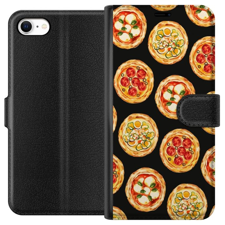 Tegnebogsetui til Apple iPhone 6s med Pizza motiv i gruppen SMARTPHONES & TABLETS / Mobil Beskyttelse / Apple / iPhone 6/6S hos TP E-commerce Nordic AB (A51309)