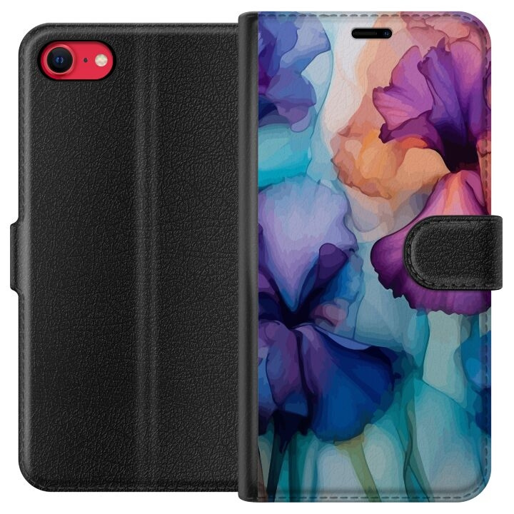 Tegnebogsetui til Apple iPhone 7 med Magiske blomster motiv i gruppen SMARTPHONES & TABLETS / Mobil Beskyttelse / Apple / iPhone 7 hos TP E-commerce Nordic AB (A51380)